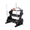 Rack Multifuncional mancuernas barras pesas rusas balones