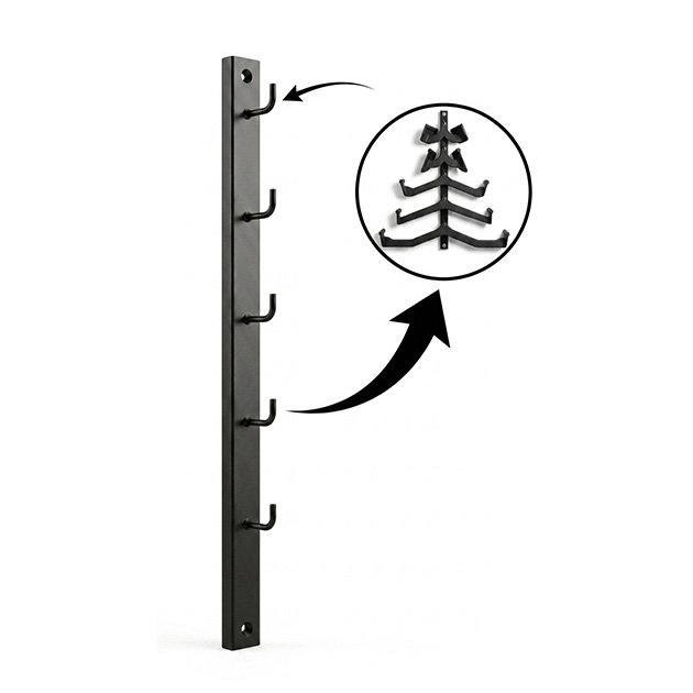 Rack de Agarres de Polea Vertical