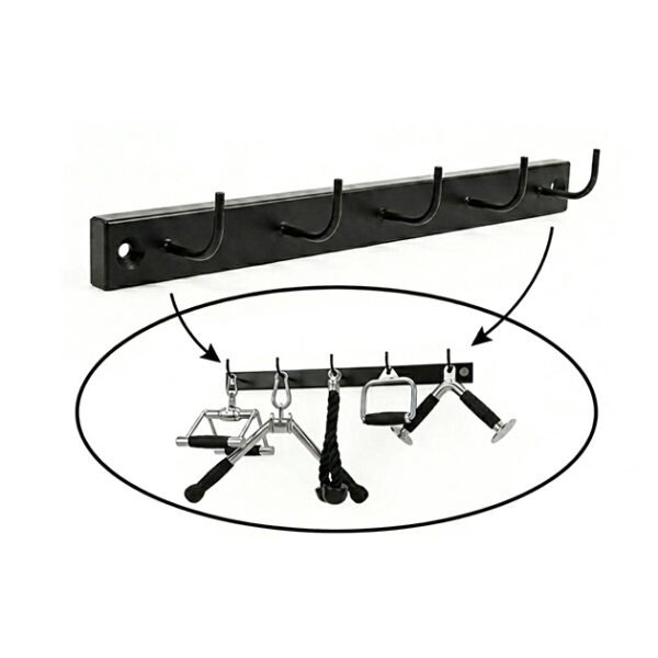 Rack de accesorios de polea horizontal